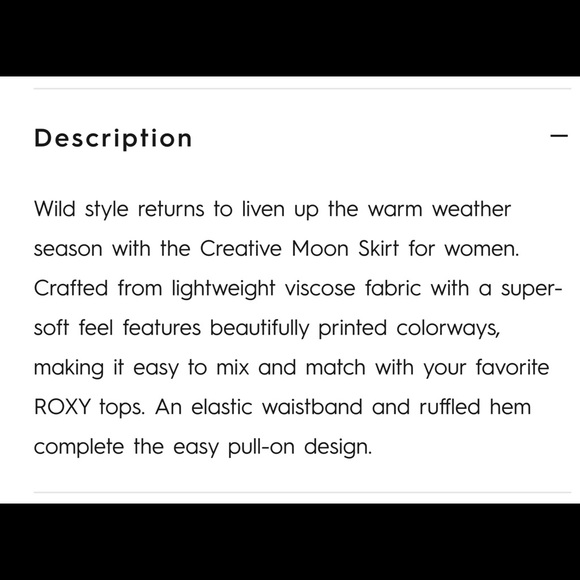 NWT Roxy Creative Moon Skirt - Picture 8 of 10